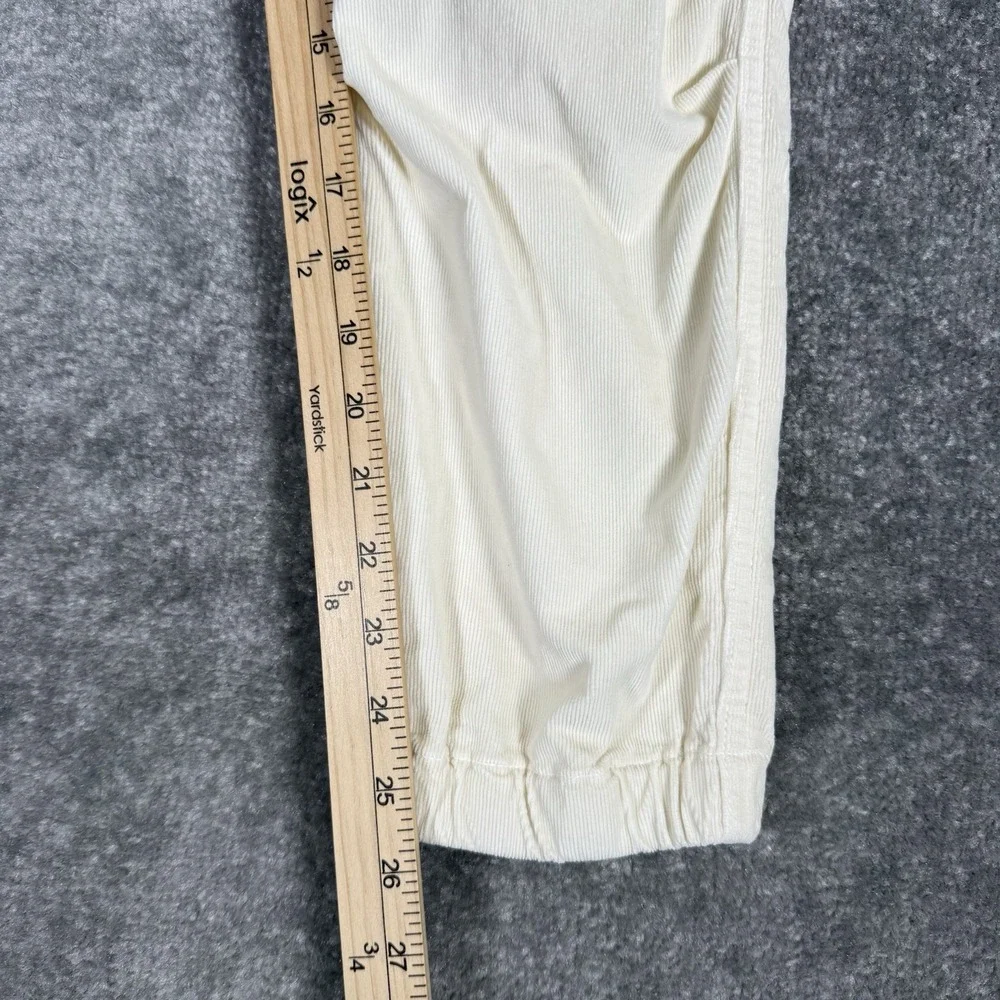 Citizens of Humanity Pants Women's 24 Ivory‎ Agni Utility Canvas Corduroy Jogger